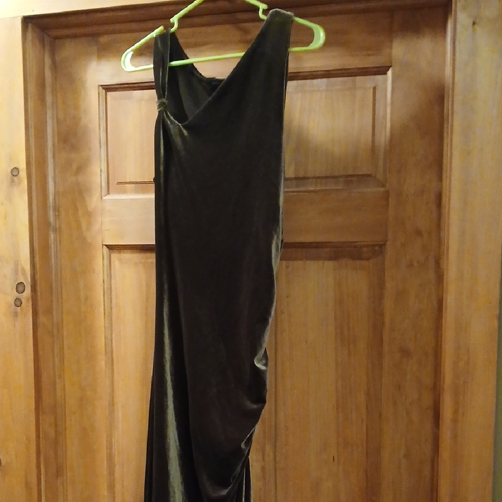 BCBGMaxAzria One Shoulder Brown Dress